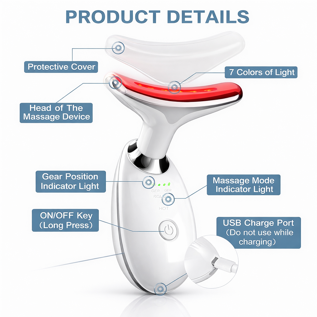 GlowSculpt™ LED Facial Sculpting Massager